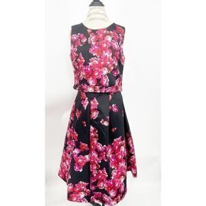 1.State floral ladies two piece skirt and top set